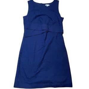 Garnet Hill Blue‎ eyelet 100% cotton dress